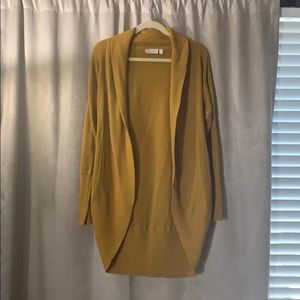 Mustard color cardigan